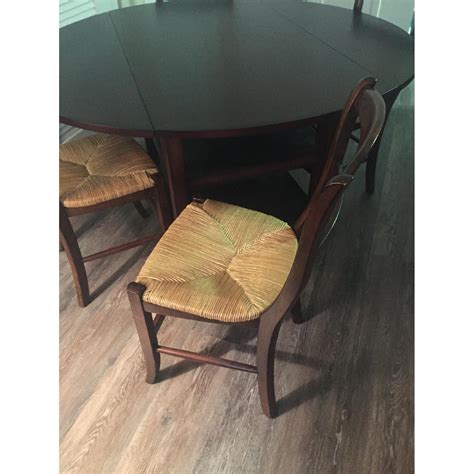 Pottery Barn Shayne Table And Isabella Chairs 5 Piece Dining Set Aptdeco