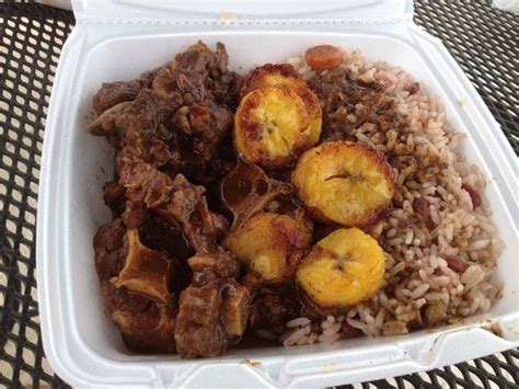 Tonys Jamaican Food Oxtail Jamaican Cuisine Jamaican Dishes