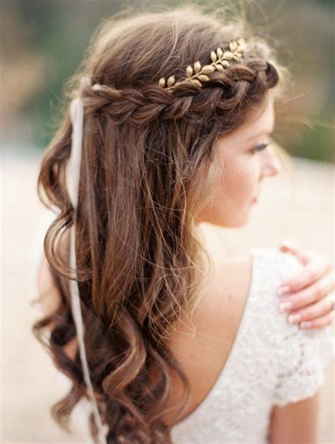 Braided Crowns Hairstyles For The Summer Bride Arabia