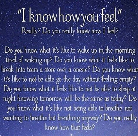 Do You Really Know How I Feel How Are You Feeling How I Feel Do