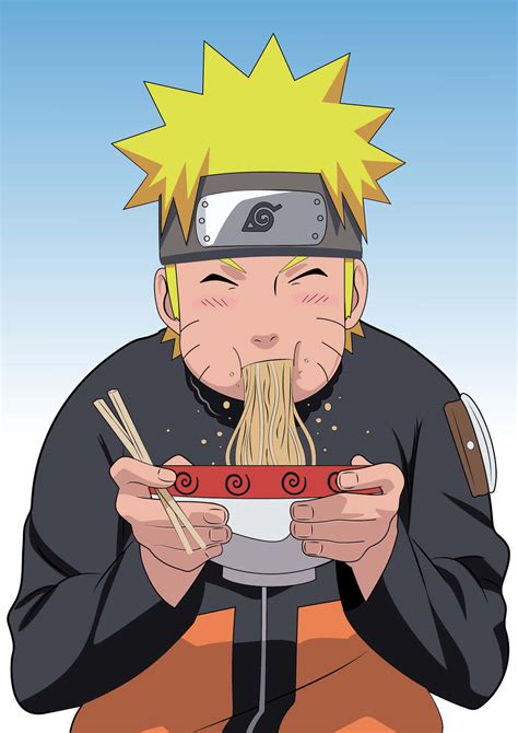 Naruto Eating Ramen Wallpaper