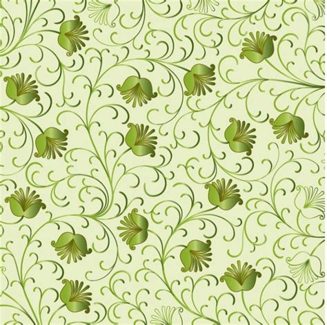 Free Download Green Floral Vector Background Vector Graphics All Web