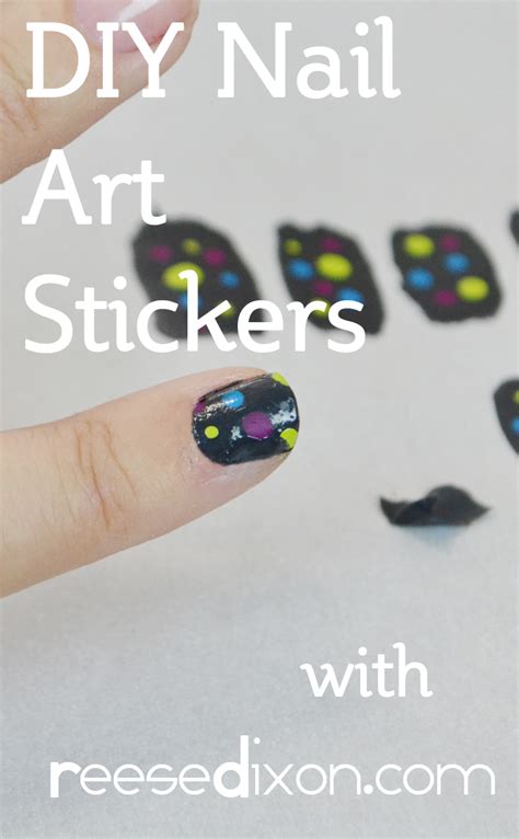 Check out our diy nail decals selection for the very best in unique or custom, handmade pieces from our craft supplies & tools shops. DIY Nail Stickers - Reese Dixon