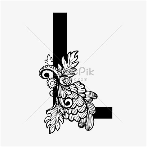 Memang, apa sih yang harus dilakukan? Foto Hurup Inisial W Hitam Putih : Alphabet Gambar Vektor ...