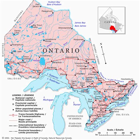 Map Of Ontario Canada Counties Secretmuseum
