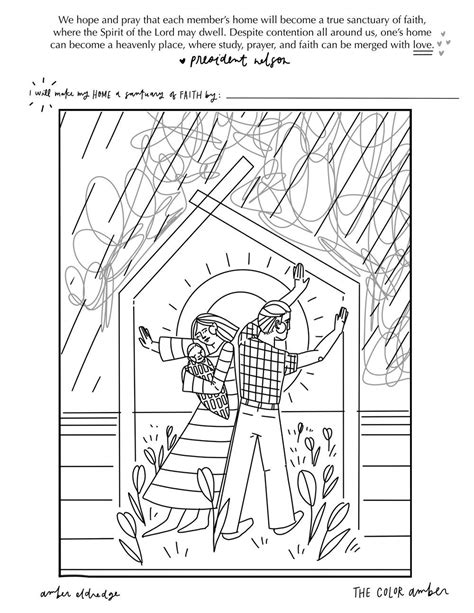 Dltk's crafts for kids free printable coloring pages. Sanctuary of Faith - FREE Coloring Page in 2020 | Coloring ...