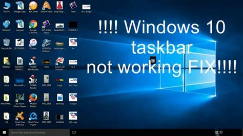 Windows 10 Taskbar And Start Menu Not Working Fix Youtube