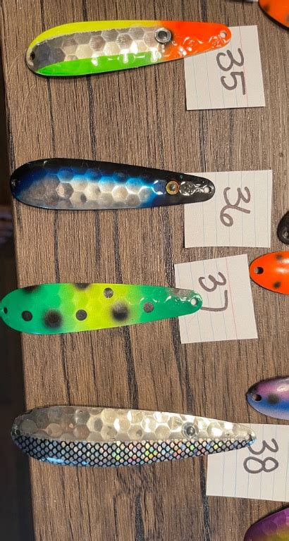 Custom Painted Trolling Spoons Classifieds Buy Sell Trade Or Rent
