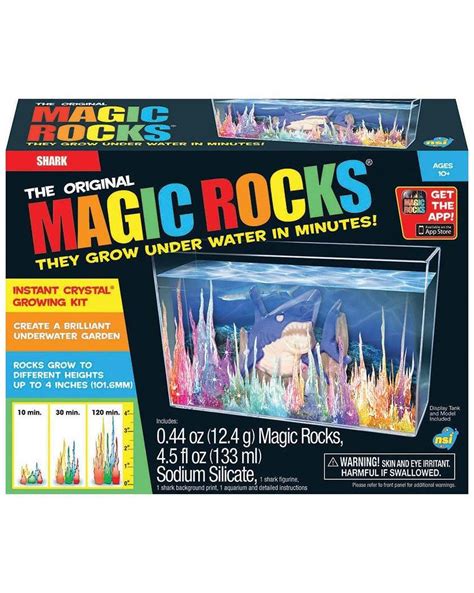 The Original Magic Rocks Crystal Growing Kit Shark