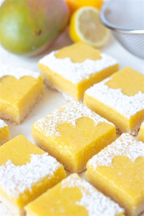 Tart Mango Bars With Shortbread Cookie Crust Club Crafted Recipe
