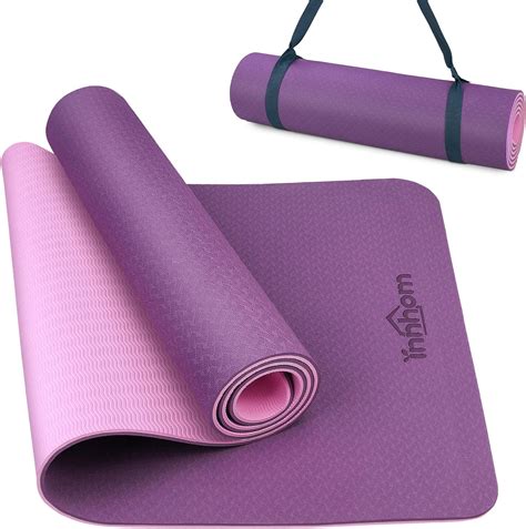innhom women 1 3 inch thick yoga mat for men exercise mat workout mat for yoga pilates home gym
