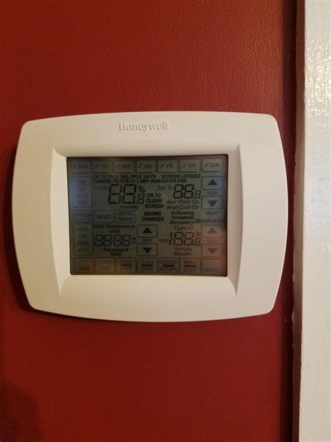 Therefore, the problem is solved, and you can set the thermostat immediately. Honeywell Thermostat Kind Of Works - HVAC - DIY Chatroom ...