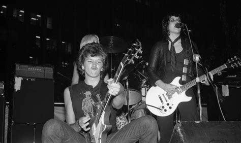 sex pistol steve jones performing with the runaways at the whisky a go go in 1977 photo by