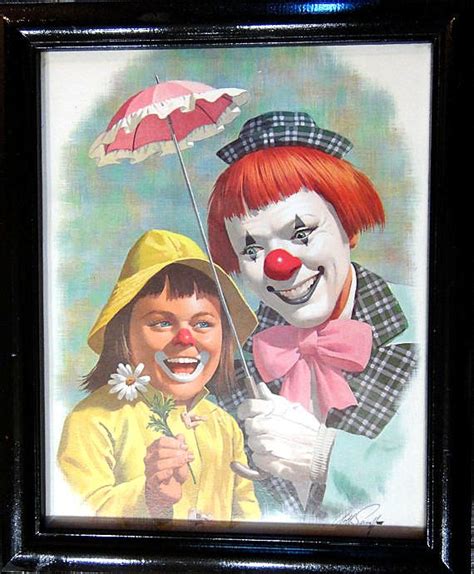 80s Clown Art From Etsy Shop Newave Girl Clown Paintings Clown