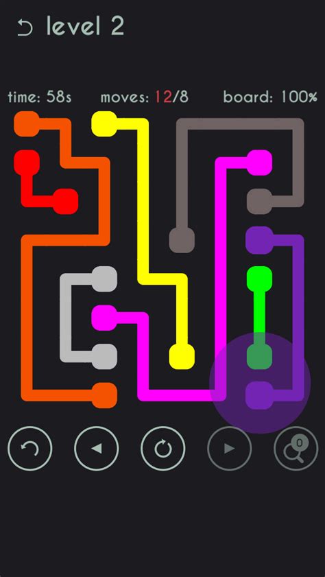 These games are very colorful! App Shopper: Free Brain Game - The Color Line Draw Connect ...