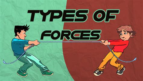 Types Of Forces Physics For Kids Mocomi
