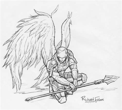 Warrior Angel Drawing At Getdrawings Free Download