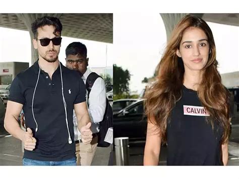 Tiger Shroff And Disha Patani Snapped Together At The Mumbai Airport
