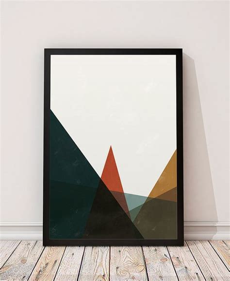 50 Wall Art Ideas Make A Modern Statement With Abstract Geometric