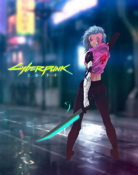 Cyberpunk 2077 Girl Art New Wallpaper Hd Games 4k Wallpapers Images Photos And Background