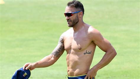 Shirtless Faf Du Plessis Cricket Thirst Trap Of The Year Cricket