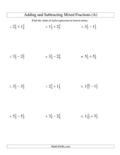 Https://tommynaija.com/worksheet/adding And Subtracting Fractions On A Number Line Worksheet