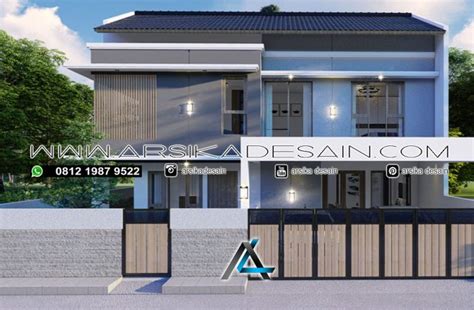 Desain Rumah X Meter Pemilik Bapak David Jakarta Arsika