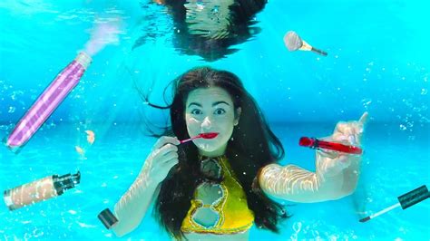 Underwater Makeup Challenge Saubhaya Makeup