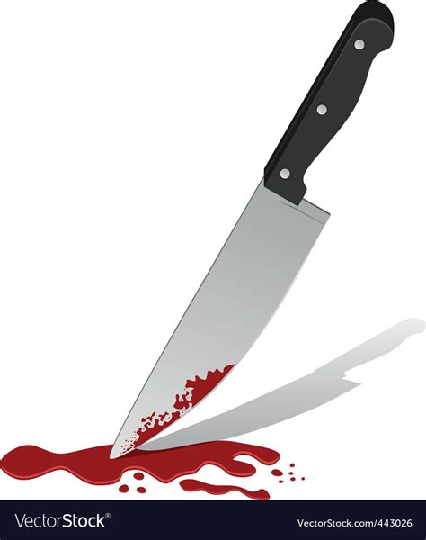 First blood topped the u.s. Knife with blood Royalty Free Vector Image - VectorStock
