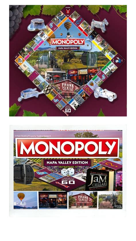 “monopoly Napa Valley Edition” Unveiled This Week Liz Palmer International Wine And Spirit News