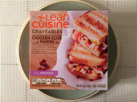 Lean Cuisine Craveables Review Chicken Club Panini Freezer Meal Frenzy