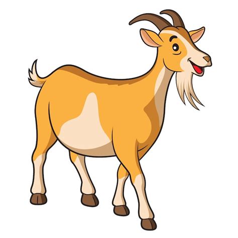 Premium Vector Goat Cartoon