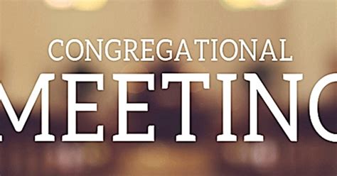 Congregational Meeting And Forum First Presbyterian Church Of Ukiah
