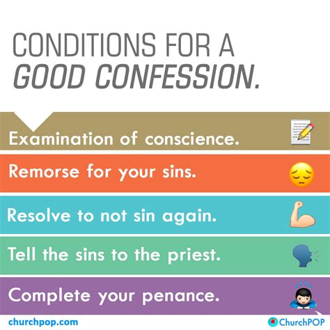 In canva's library, you'll find pamphlet templates for every theme. 5 Conditions for a Good Confession Every Catholic Needs to ...
