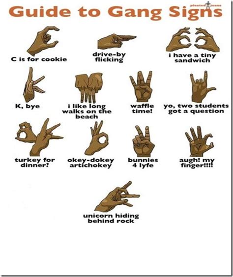 All Blood Gang Hand Signs The Image Kid Has It