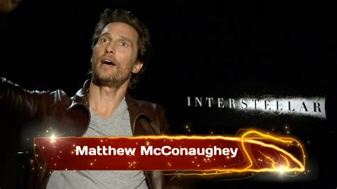 Matthew mcconaughey suggests that interstellar will be nolan's most ambitious film. INTERSTELLAR Interview w/ Matthew McConaughey - YouTube