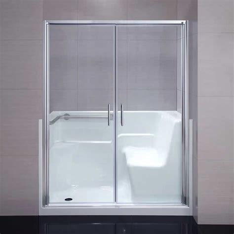 Replacing a bathtub with a shower is a great way to make your bathroom more accessible. Seguira Walk-in Shower 8 mm Tempered Glass Door Tub ...