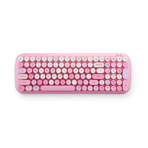 Mofii Candy Bt Wireless Bt Keyboard Mixed Color 100 Key Circular Keycap