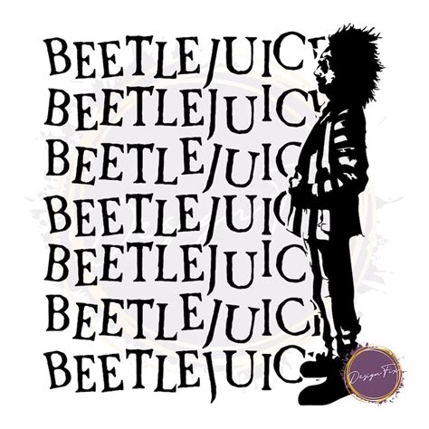 Beetlejuice Bundle Cricut Silhouette SVG Etsy