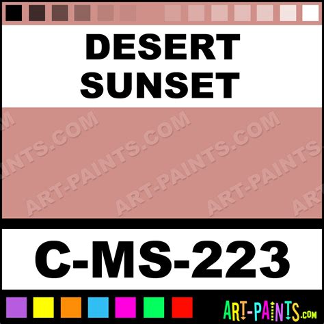 Desert Sunset Dynasty Ceramic Paints C Ms 223 Desert Sunset Paint