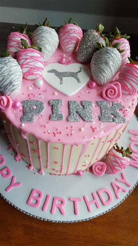 Victoria Secret Drip Cake By Trina Tru Birthdaydripcakes 14th Birthday Cakes Pink Birthday