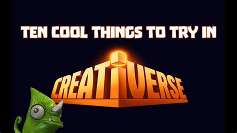 10 Cool Things To Try In Creativerse Youtube