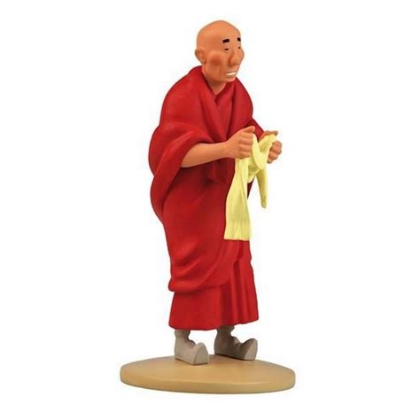 figurine moulinsart tintin foudre bénie moine tibétain kiosque
