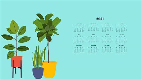 Free 2021 Wallpaper Calendars 50 Cute Design Options To Choose From