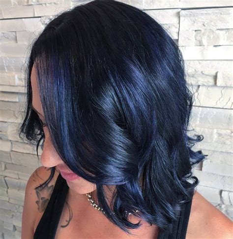 19 Most Amazing Blue Black Hair Color Looks Of 2020 Blue Black Hair Color Hair Color For