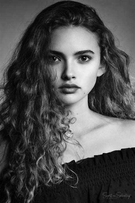 Female Beautiful Black And White Portrait Photography Canvas Nexus
