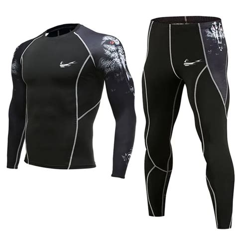 new rashgard compression tights running sets shirt fitness leggings sport tracksuit gym