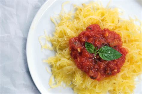 Spaghetti Squash With Quick Marinara Foodflag