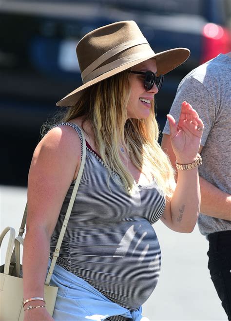 Pregnant Hilary Duff Out In Los Angeles 07 22 2018 Hawtcelebs
