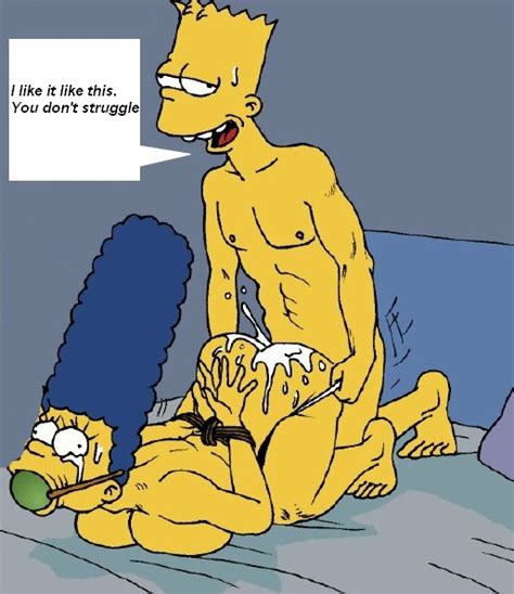 Rule 34 Bart Simpson Breasts Color Cum Cum Inside Female Gag Gagged